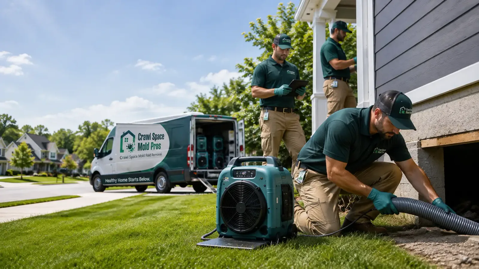 Crawl Space Mold Removal in Montville, CT